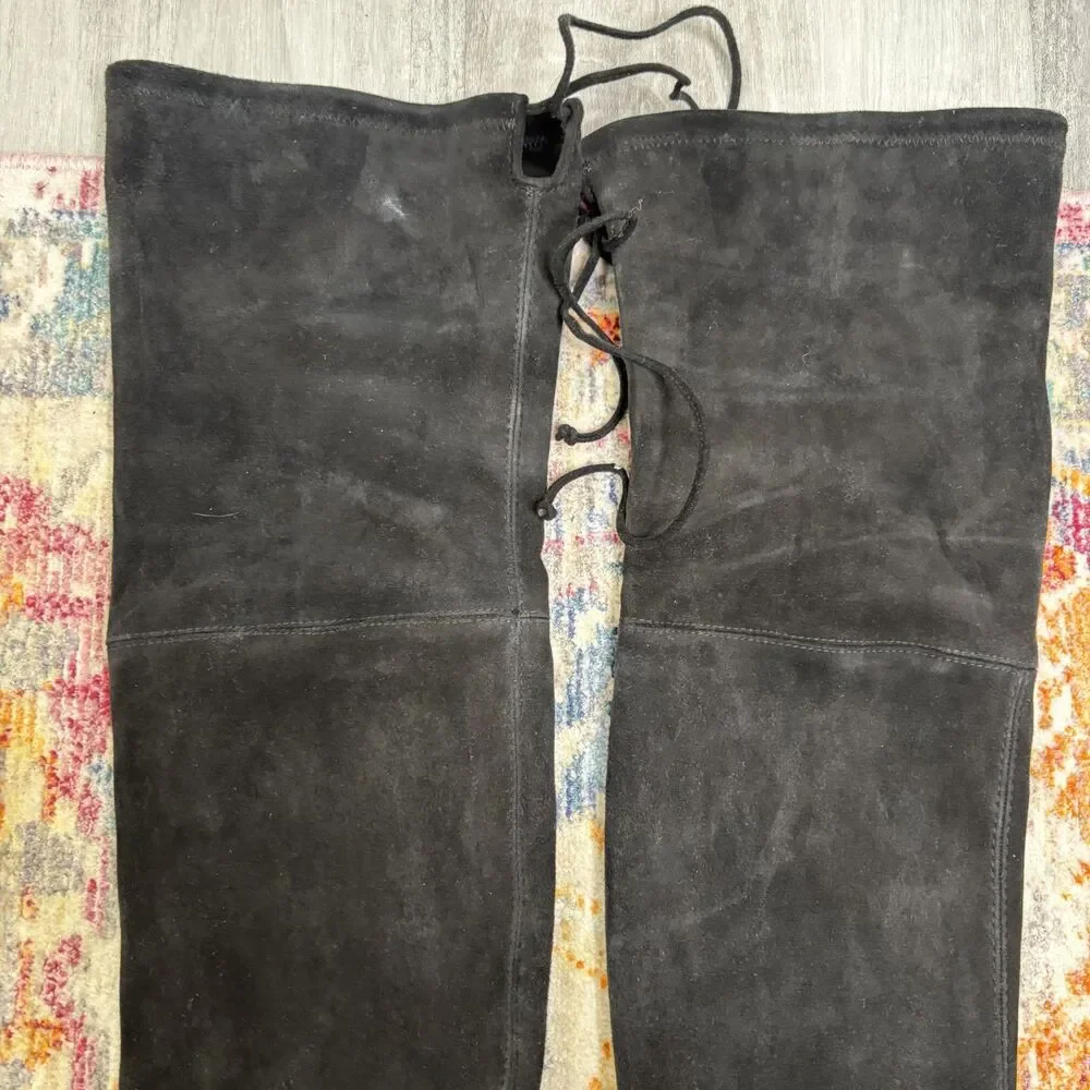 Stuart Weitzman Highland Suede Over Knee Boots